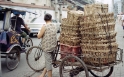 tricycle and baskets, Chengdu China
